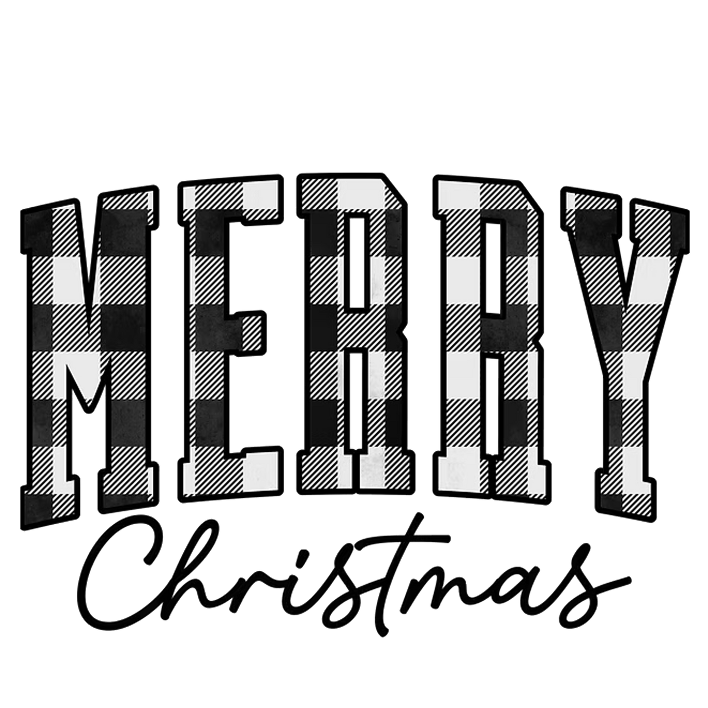 Merry Christmas (Plaid)