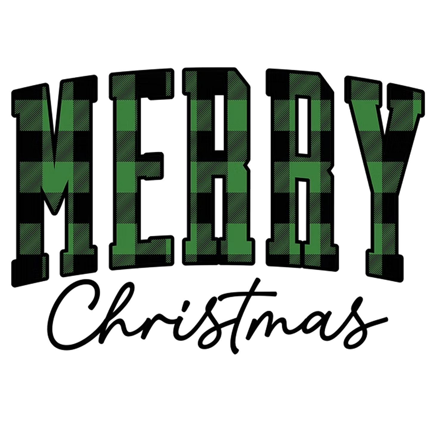 Merry Christmas (Plaid)