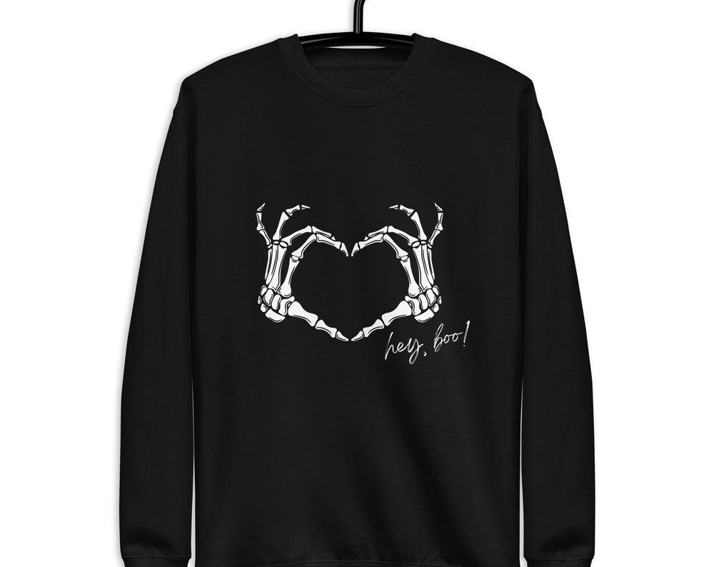 Hey Boo Halloween Sweatshirt