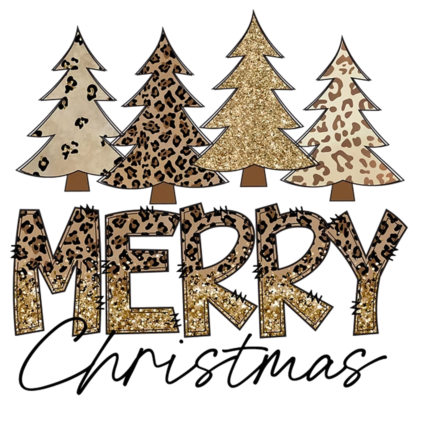 Merry Christmas (Brown)