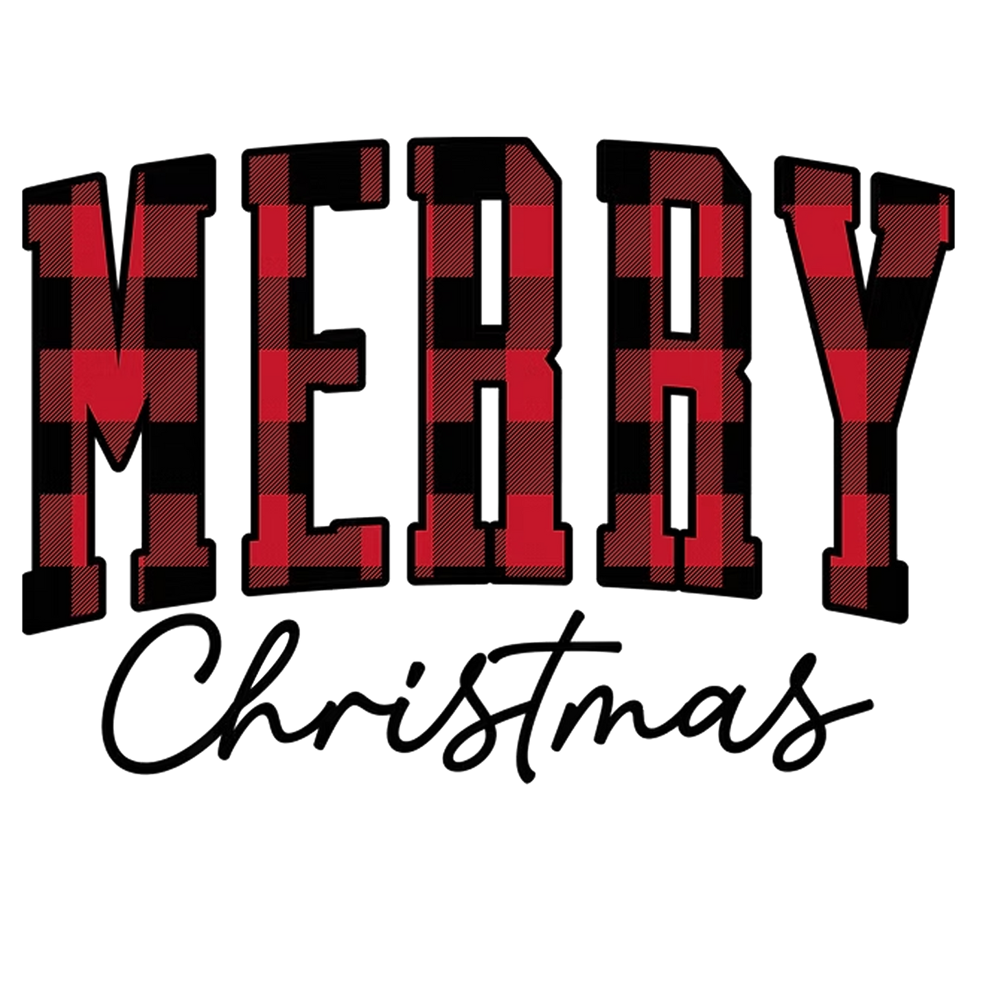 Merry Christmas (Plaid)